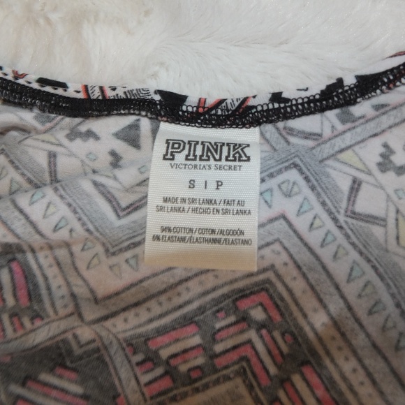 PINK Patterned Crop Top - Picture 5 of 5